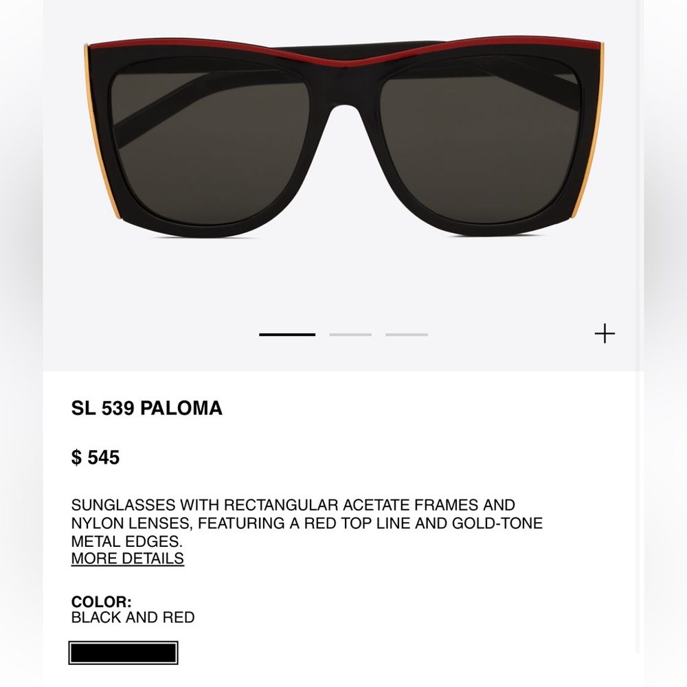 Authentic YSL Paloma Sunnies